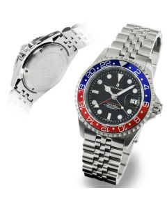 STEINHART Ocean One GMT BLUE-RED.2 | Taucheruhr