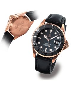Ocean 39 PINK-GOLD Ceramic Taucheruhr