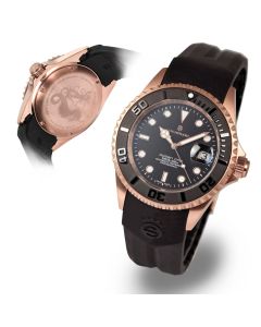 STEINHART Ocean One PINK-GOLD Ceramic | Taucheruhr
