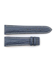 Lederband blau für  Marine Chronograph Größe S