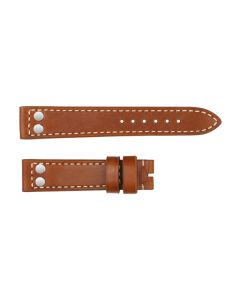 Lederband braun mit Nieten Größe M