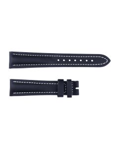 Lederband blau Mondphase 20x16  Größe M