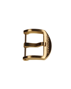 OEM Schließe 22mm Bronze satiniert mit Logo