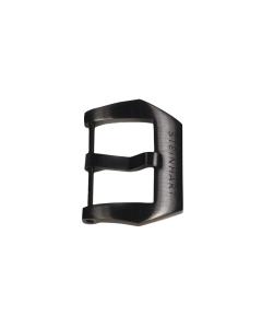 PRE-V Schließe  22 mm schwarz DLC matt mit Logo