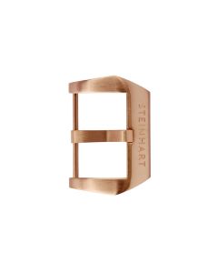 PRE-V Schließe pink gold satiniert 24 mm mit Logo
