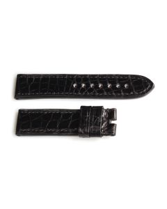 Band Handmade Lousiana Alligator Größe S mit schwarzer Naht 