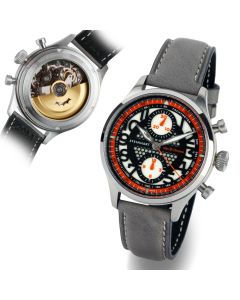 NAV.B-CHRONO 42 SKELETON ORANGE  Fliegeruhr mit skelettierten Zifferblatt | Steinhart Watches 