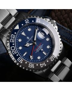 Ocean One GMT blue-grey Ceramic
