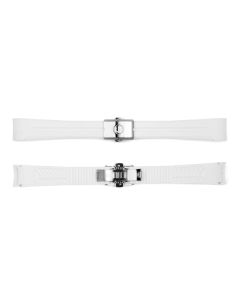 Kautschukband weiß 20 mm für Ocean 39 Schließe Stahl 