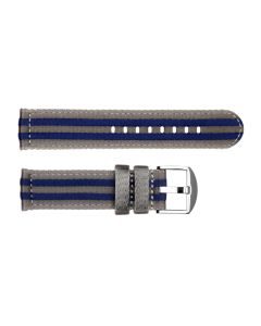 Natoband grau/blau