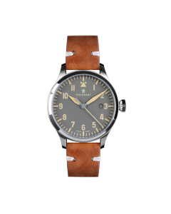 Nav B-Uhr 42 vintage beige A-Muster