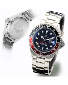 Ocean One GMT BLACK-RED Taucheruhr