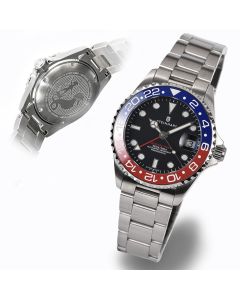 Ocean 39 GMT BLUE-RED Ceramic Taucheruhr mit massivem Design | Steinhart Watches 