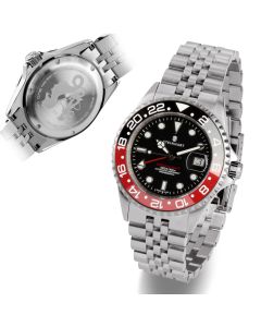 STEINHART Ocean One GMT BLUE-RED.2 Ceramic|Taucheruhr