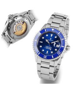 Ocean One premium BLUE Ceramic Taucheruhr