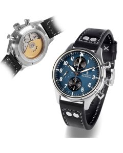 NAV.B-CHRONO 42 CLASSIC A-TYPE BLUE Fliegeruhr mit außergewöhnlichem Ziffernblatt | Steinhart Watches 