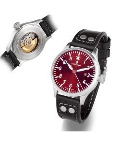 Nav B-Uhr 44 date red