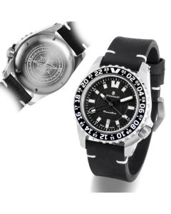 TRAVELLER GMT black Taucheruhr