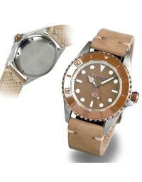 Ocean 39 BEIGE Ceramic Taucheruhr