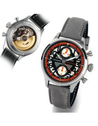 NAV.B-CHRONO 42 SKELETON ORANGE  Fliegeruhr mit skelettierten Zifferblatt | Steinhart Watches 