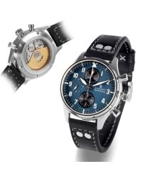 NAV.B-CHRONO 42 CLASSIC A-TYPE BLUE Fliegeruhr mit außergewöhnlichem Ziffernblatt | Steinhart Watches